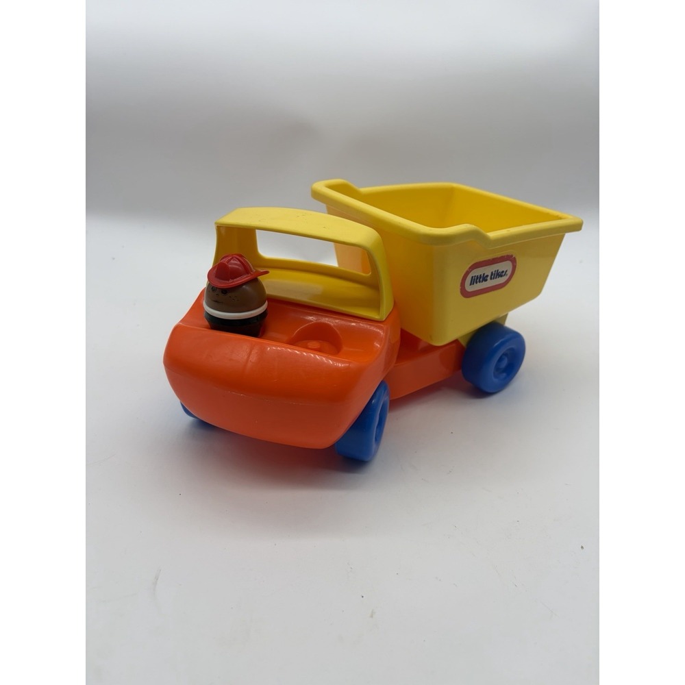 Little Tikes Toddle Tots Dump Truck Construction Toy Swivels People Figure